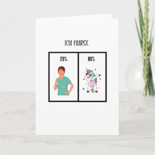 ICU Nurse Gift For Intensive Care Unit Nurses Card