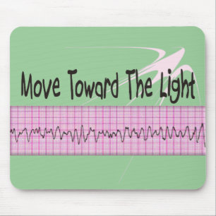 ICU Nurse Gift--Hilarious V-Fib EKG Strip Design Mouse Mat