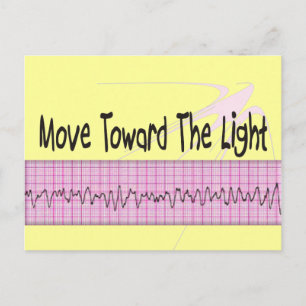 ICU Nurse Gift--Hilarious V-Fib EKG Strip Design Postcard