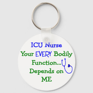 ICU Nurse Gifts Key Ring