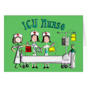 ICU Nurse Gifts Unique 3D Artist Graphics