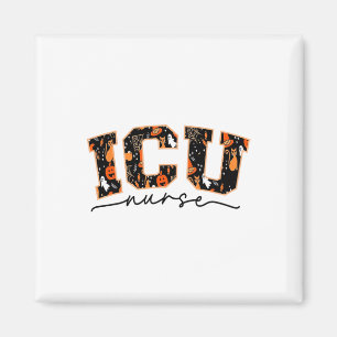 Icu Nurse Halloween Critical Care Ccu Intensive Ca Magnet