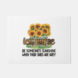 ICU Nurse Intensive Care Unit Nurse ICU Nursing Doormat