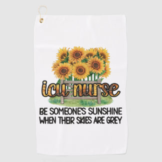 ICU Nurse Intensive Care Unit Nurse ICU Nursing Golf Towel
