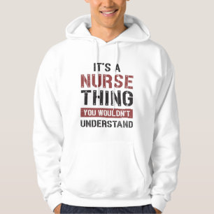 ICU Nurse Medicine Emergency Nursery Hospital Hoodie