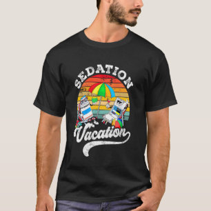 ICU Nurse Sedation Vacation Emergency Medicine ER  T-Shirt
