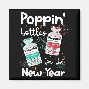 Icu Nurses New Year Eve Outfits Pn Bottles Cu Er N Magnet