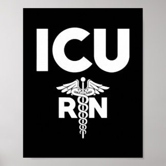 ICU Registered Nurse Intensive Care Unit RN Staff Poster