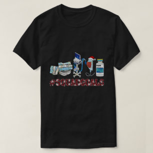 ICU Squad Goals Christmas T-Shirt, Funny Icu Nurse T-Shirt