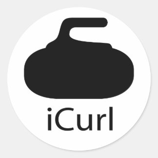iCurl Classic Round Sticker