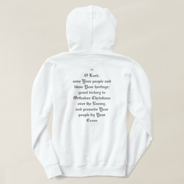 ICXC NIKA O Lord Save Your People Hoodie (Design Back)