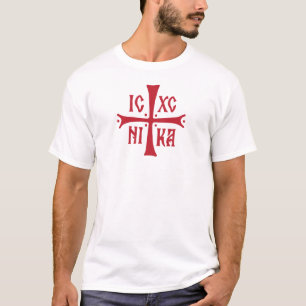 ICXCNIKA cross orthodox religion christianity symb T-Shirt