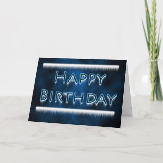 Icy Birthday card