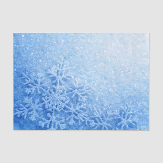 Icy Blue 10lb Tissue Paper, White Tissue Paper (Front)