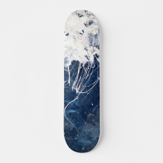 Icy Blue Mountain Summit Skateboard (Front)