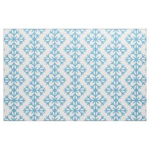 Icy Blue Snowflake Thunder_Cove  Fabric