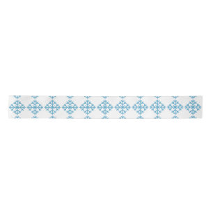 Icy Blue Snowflake Thunder_Cove     Tissue Paper Satin Ribbon