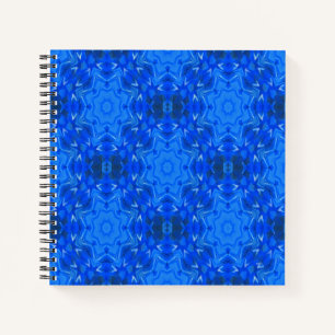 Icy blue snowflakes.... notebook