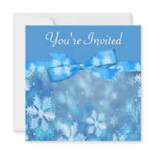 Icy Blue Winter Wonderland Wedding