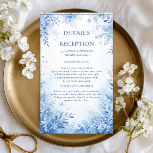 Icy Botanicals Beneath Crystal Enclosure Card