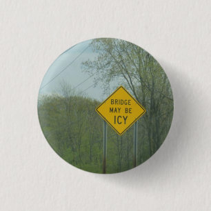 Icy Bridge 3 Cm Round Badge