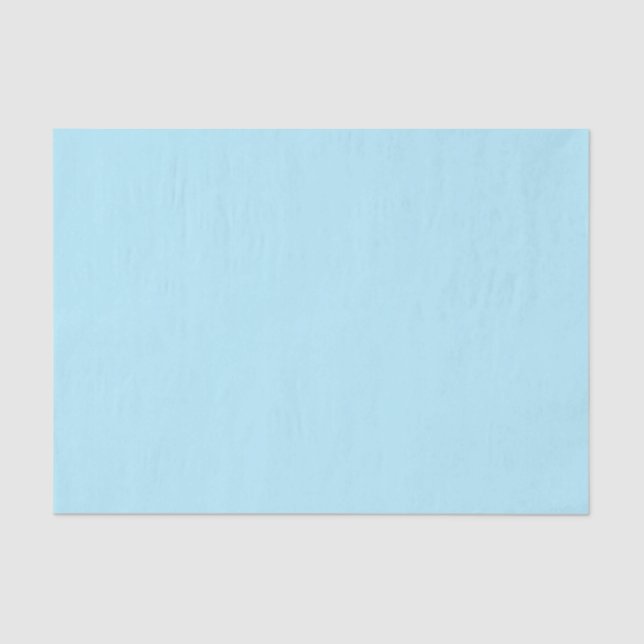 Icy Cold Greenish Blue Turquoise Tissue Paper (Front)