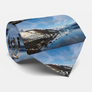 Icy College Fjord Tie