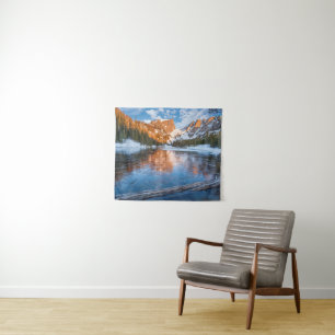 Icy Dream Lake Tapestry