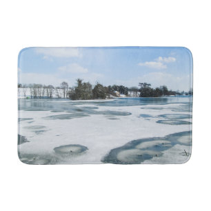 Icy English Lake - Personalised Bath Mat