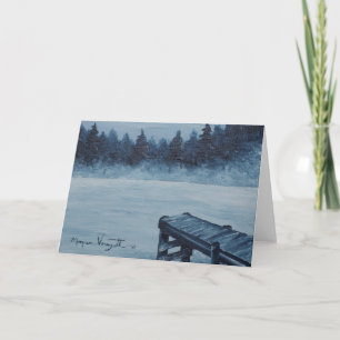 Icy Fog Greeting Card