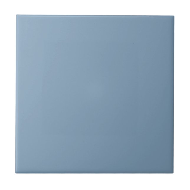 Icy Glacier Lake Blue Grey, Neutral Solid Colour Tile (Front)