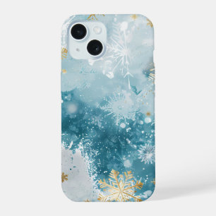 Icy Gold Flurry Phone Case
