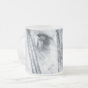 Icy Impressions Frosted Glass Coffee Mug