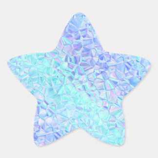 icy iridescence : star sticker