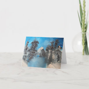 Icy Lake Card