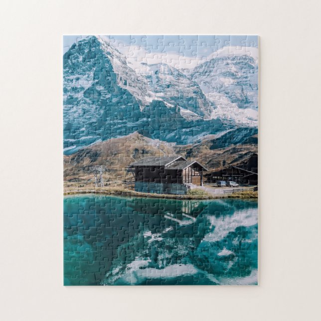 Icy Mountain Art Scenic Puzzles Complex Jigsaw Puz (Vertical)