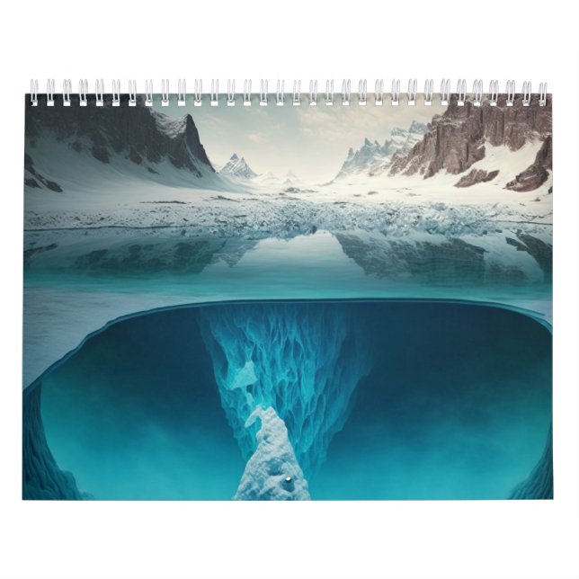 Icy Mountain View Calendar (Cover)