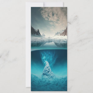 Icy Mountain View Invitation
