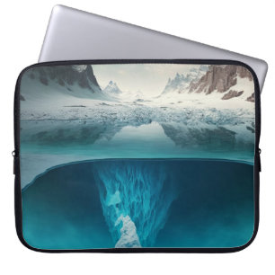 Icy Mountain View Laptop Sleeve