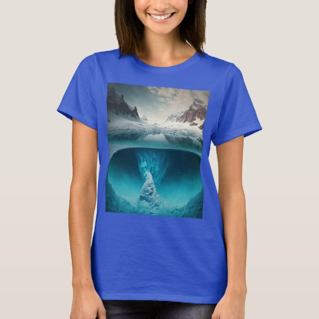 Icy Mountain View T-Shirt (Front)