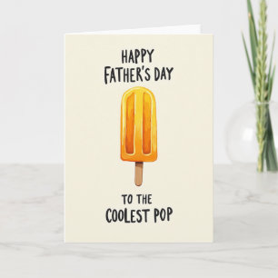 Icy Pop Fathers Day Art Card