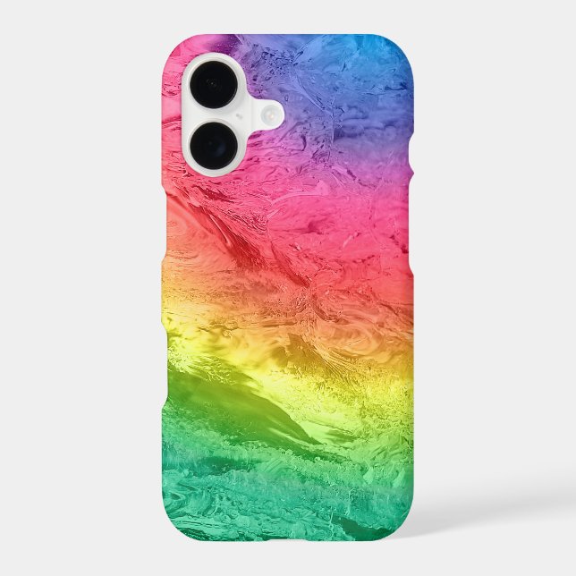 Icy Rainbow Abstract (Back)