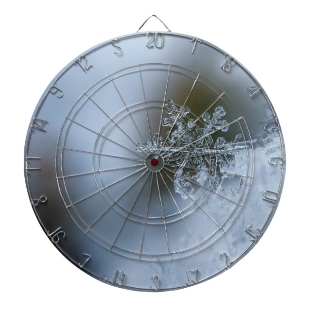 Icy Snowflake Dartboard (Front)