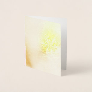 Icy Snowflake Foil Card