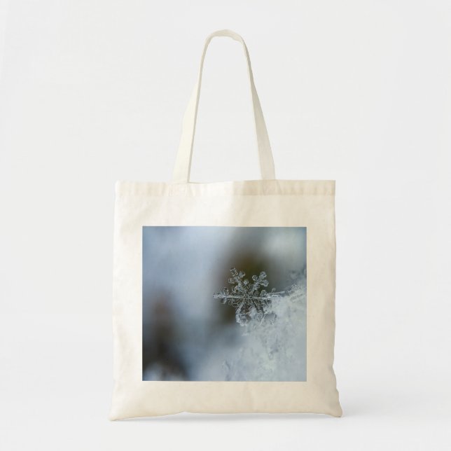 Icy Snowflake Tote Bag (Front)