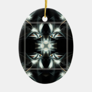 Icy Star Ceramic Tree Decoration