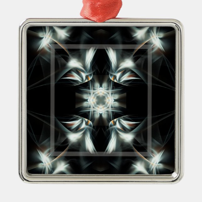 Icy Star Metal Tree Decoration (Front)