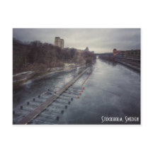 Icy Stockholm Postcard