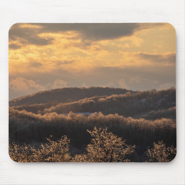 Icy Sunset Mouse Mat (Front)