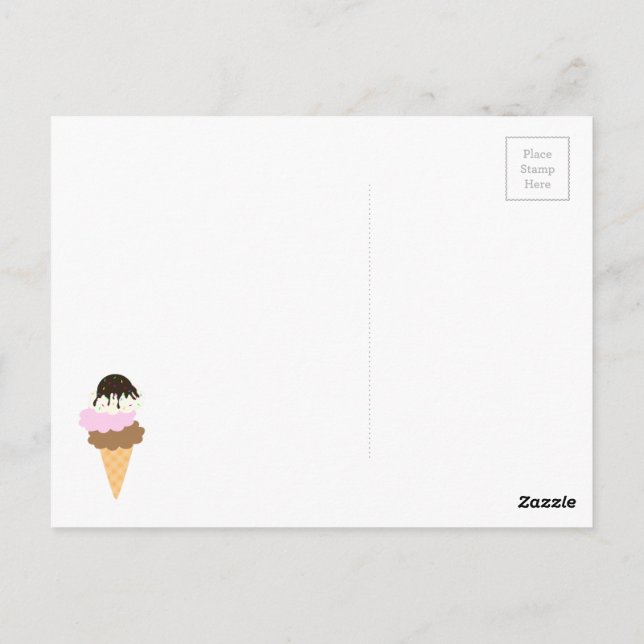 Icy Sweetness Postcard (Back)